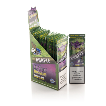 Juicy Hemp Wraps Purple Box