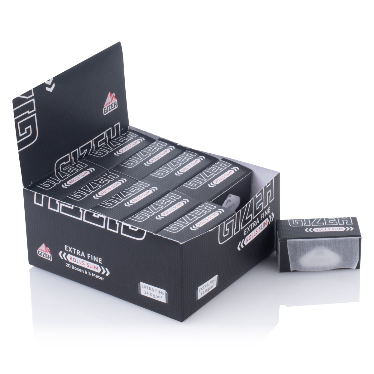 Gizeh Extra Fine Slim Rolls Box