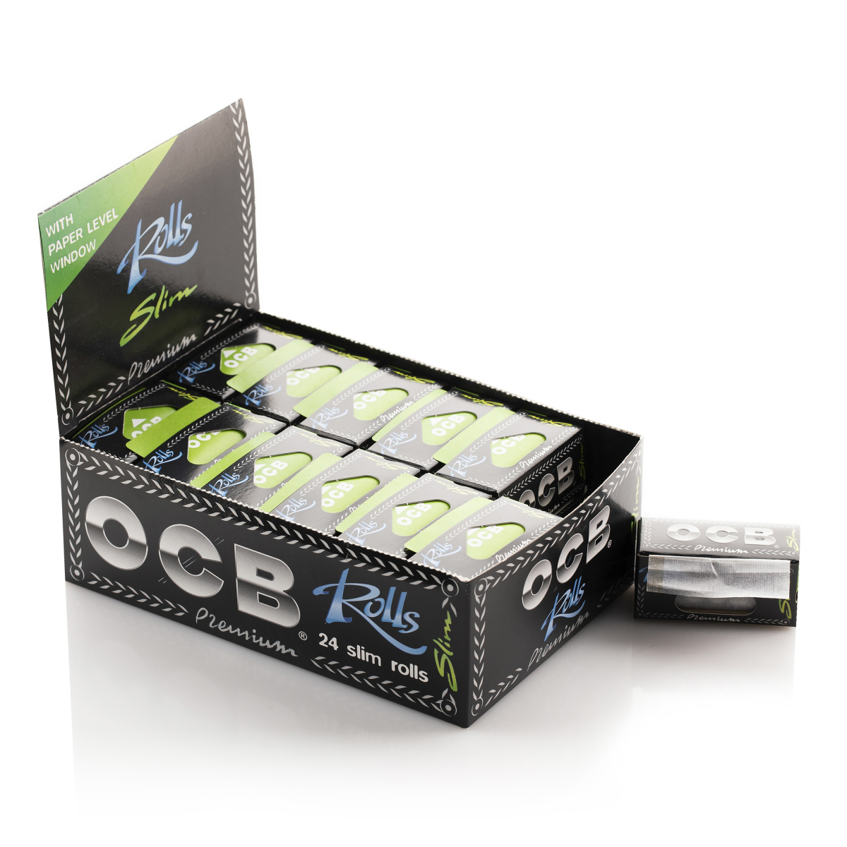 OCB Premium Slim Rolls Box