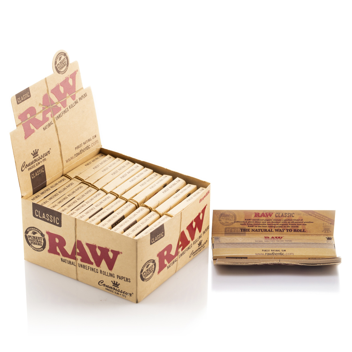 RAW Connoisseur King Size Slim + Filter Box