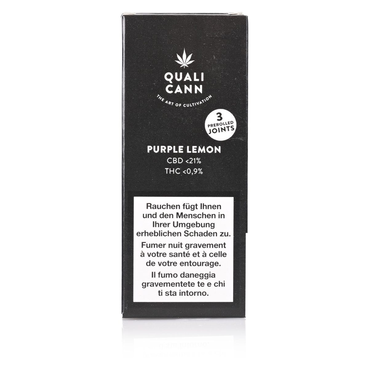 Qualicann Pre Rolled Joints Purple Lemon 3 Stk