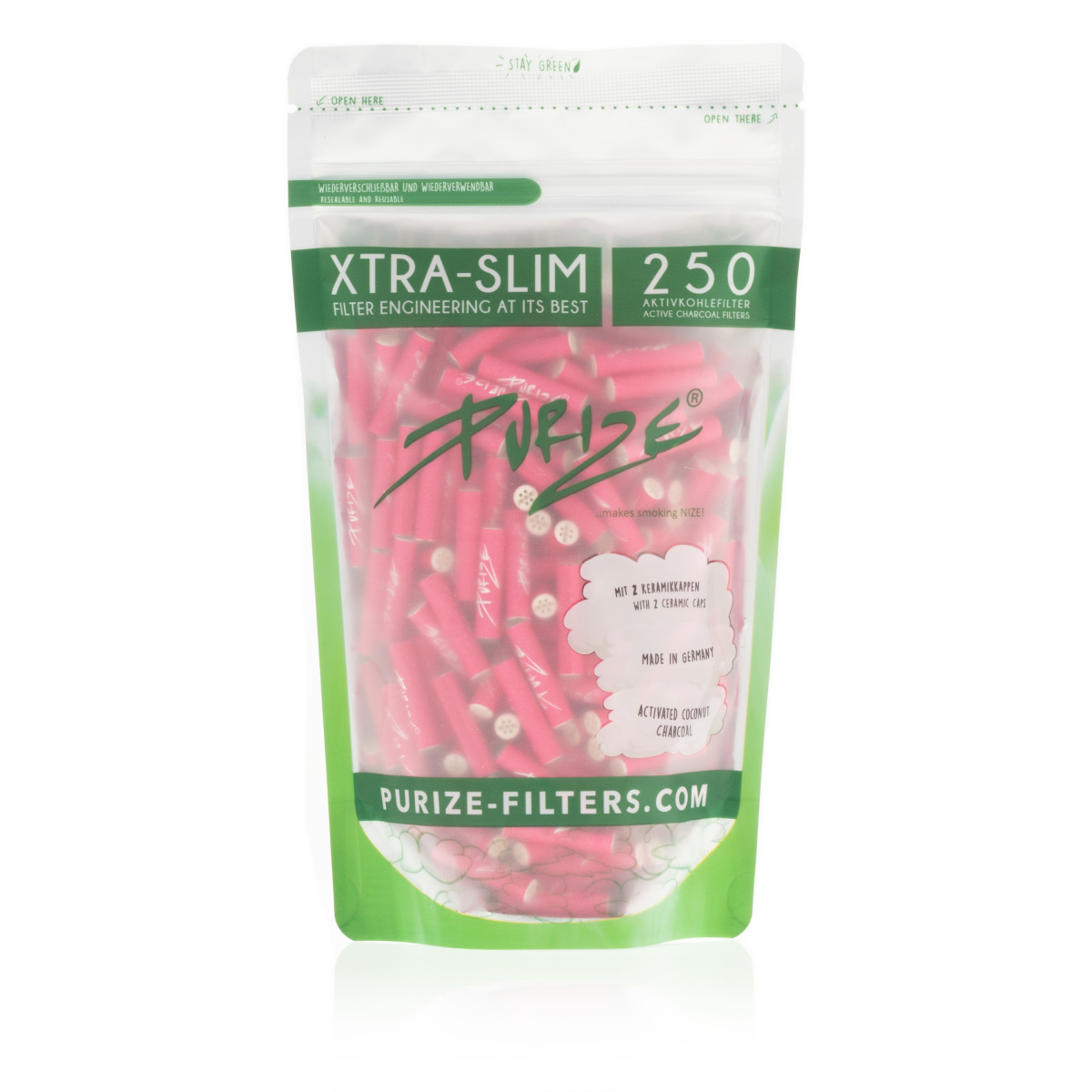 Purize - Xtra Slim Pink (250 Stück)