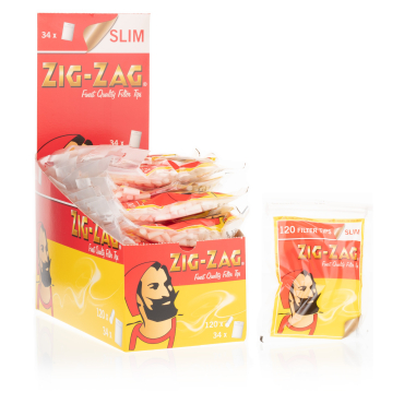 Zig-Zag Slim Filter 120 x 34 St Box