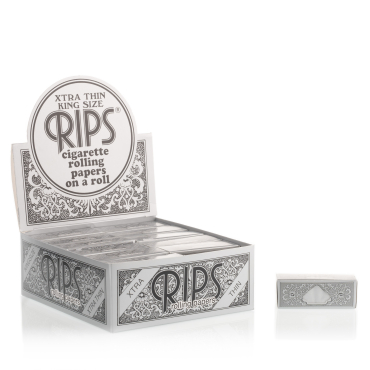 Rips Xtra Thin King Size rolls Box (24)