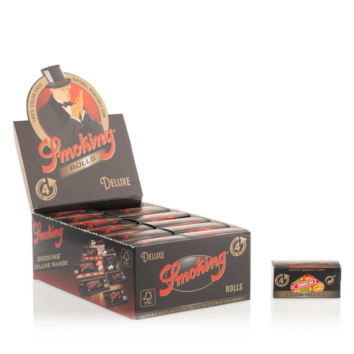 Smoking Deluxe Rolls Black Box (24)