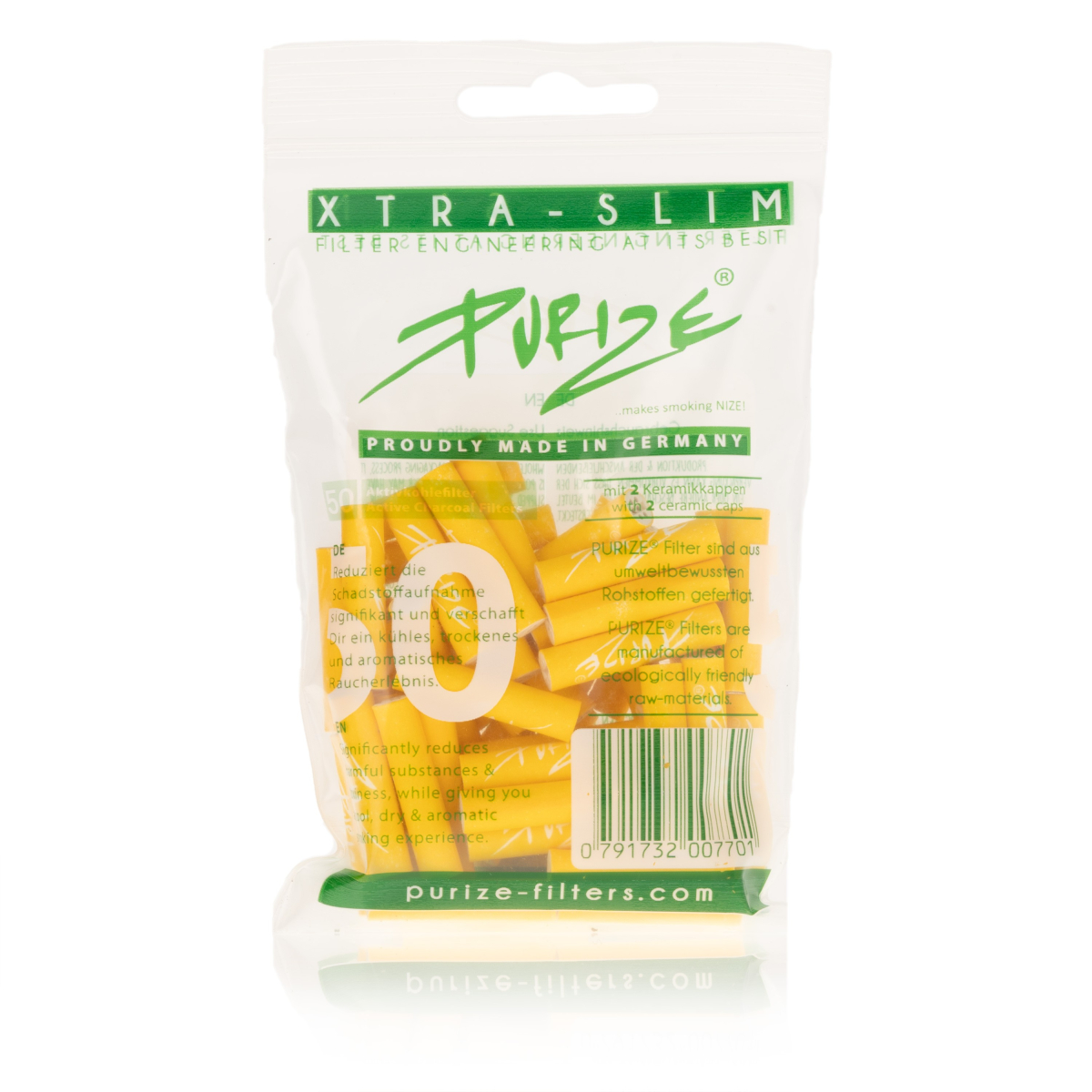 Purize - Xtra Slim Gelb (50 Stück)