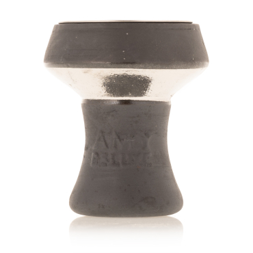 Amy Deluxe Steintabakkopf mit Sieb - Silber