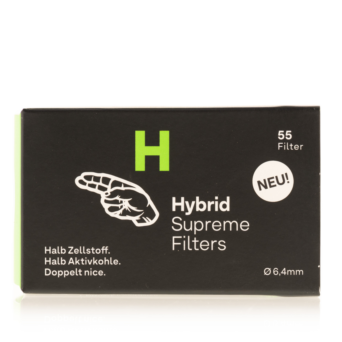 Hybrid Supreme Aktivkohlefilter - 6.4mm 55 Stück