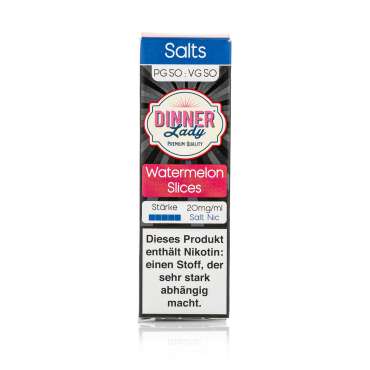Dinner Lady - Watermelon Slices Nikotinsalz 20mg