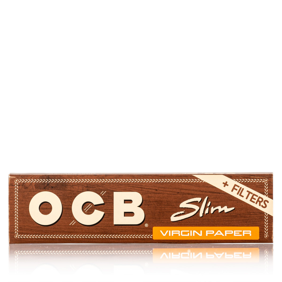 OCB Slim Virgin Unbleached + Filter Einzeln