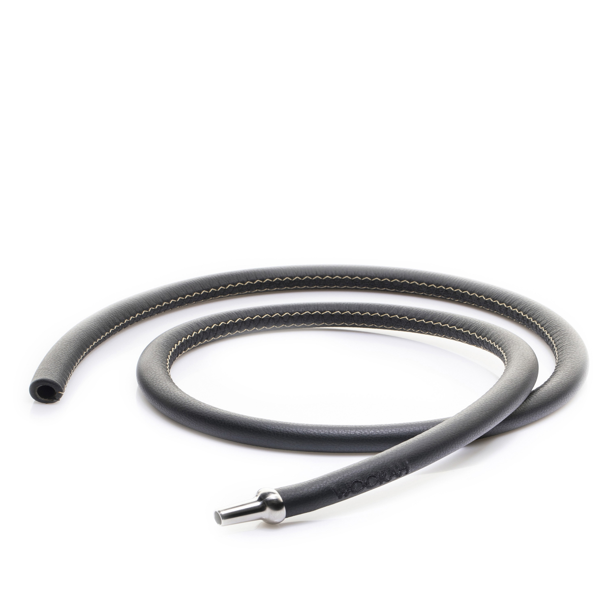Wookah - Natural Leather Hose - Black