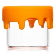 Glasdöschen klar mit Silikondeckel 5ml