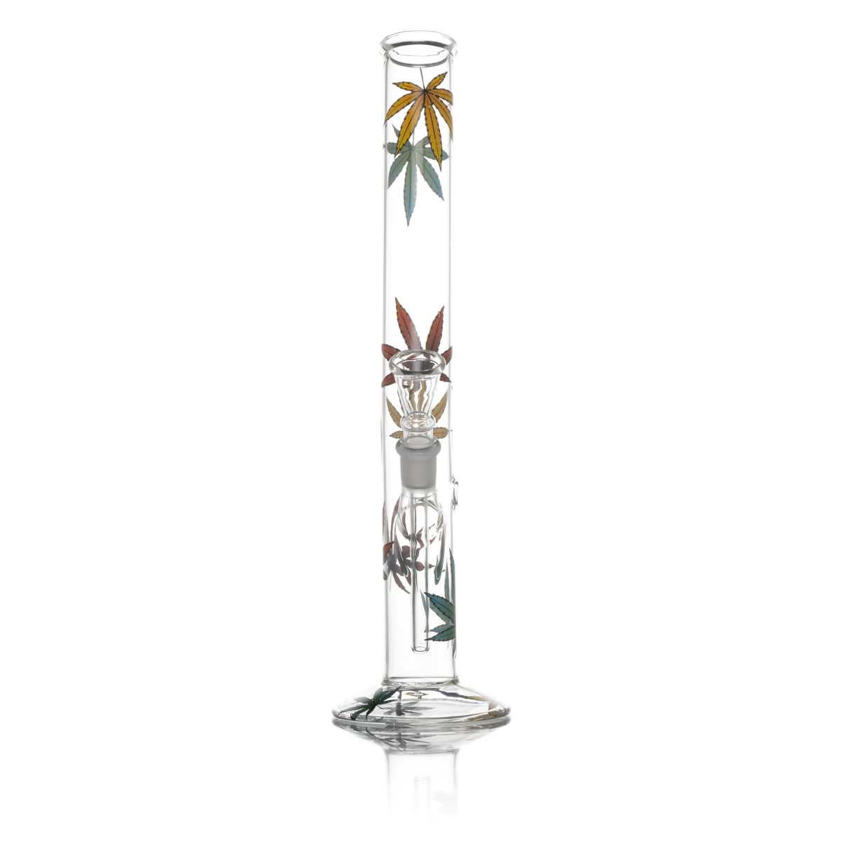 Hangover Mulit Leaf Glass Bong - H:32cm - D:34mm - Socket: 14.5mm
