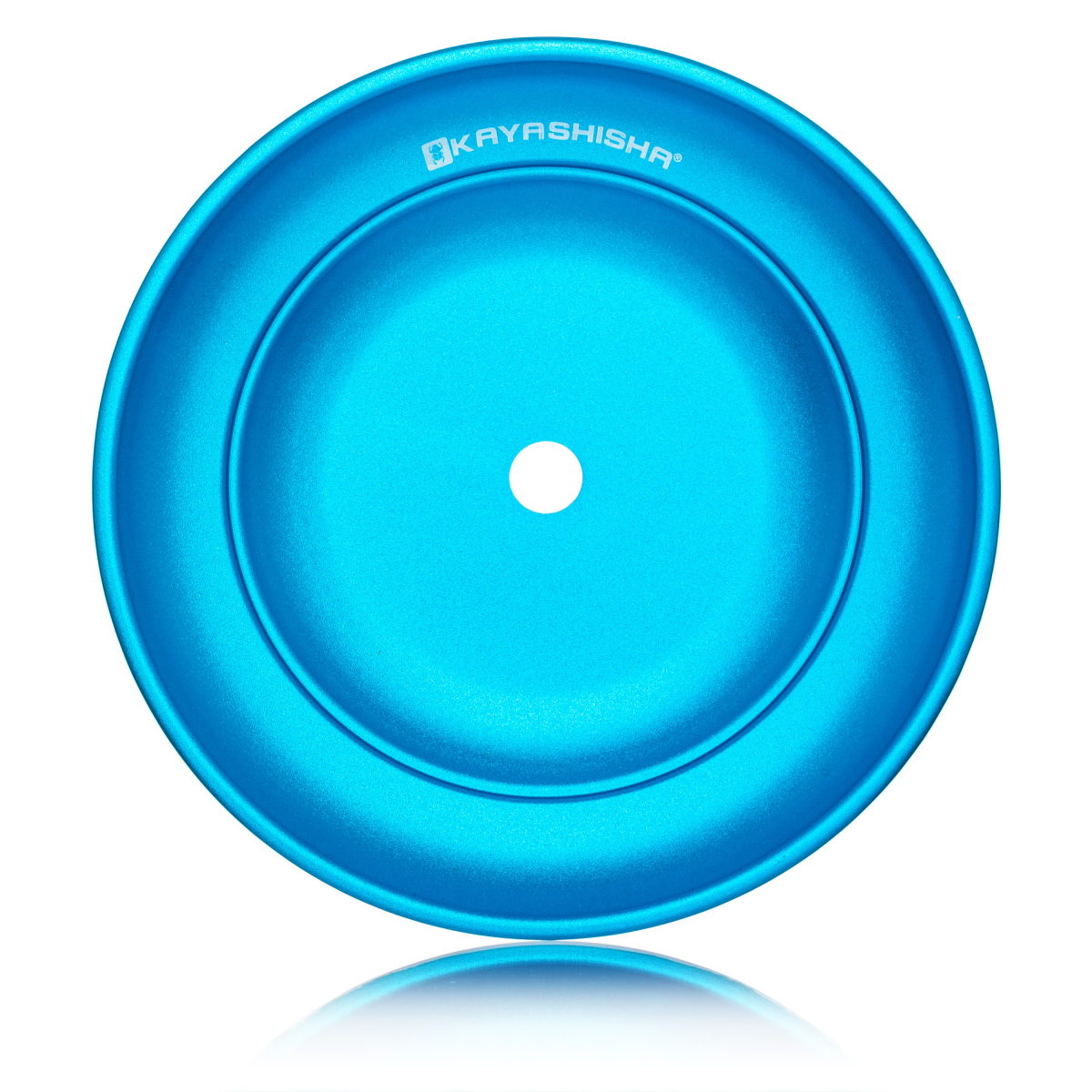 Kaya Aluminium Ascheteller mit Kohlegitter Blue