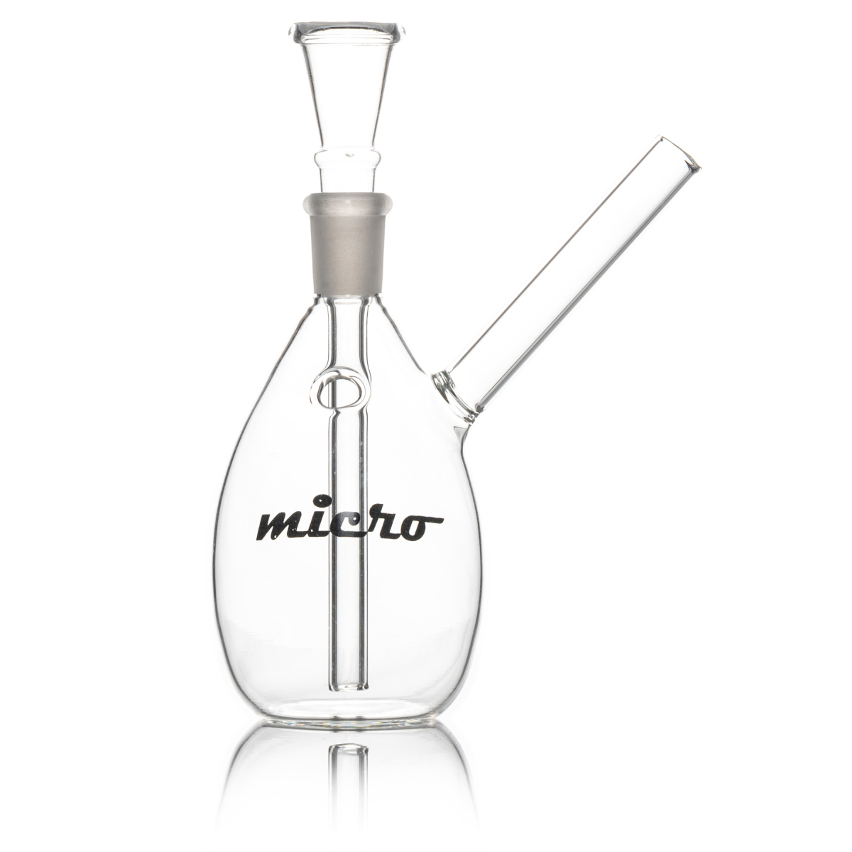 Micro Glass Bong - H:14cm - Socket:14.5mm