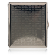 Zigarettenetui chrom gemustert 18er