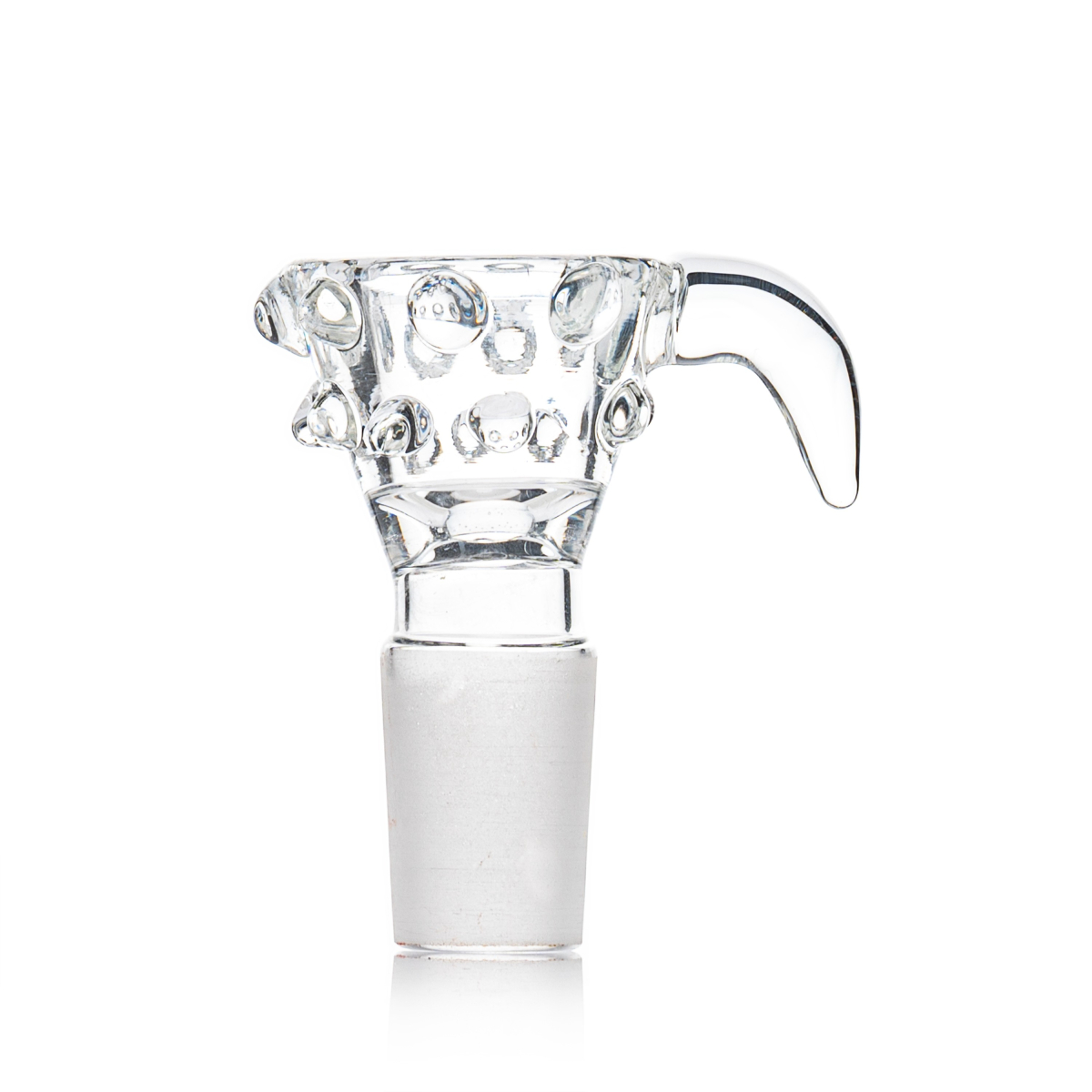 Amsterdam | Glass Bowl Socket - diamond details - SG: 18.8mm
