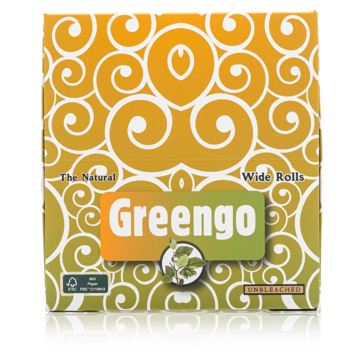 Greengo Wide Rolls ungebleicht Box (24)