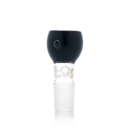 Fumed Boost Glass Bowl - Black - SG:18.8mm
