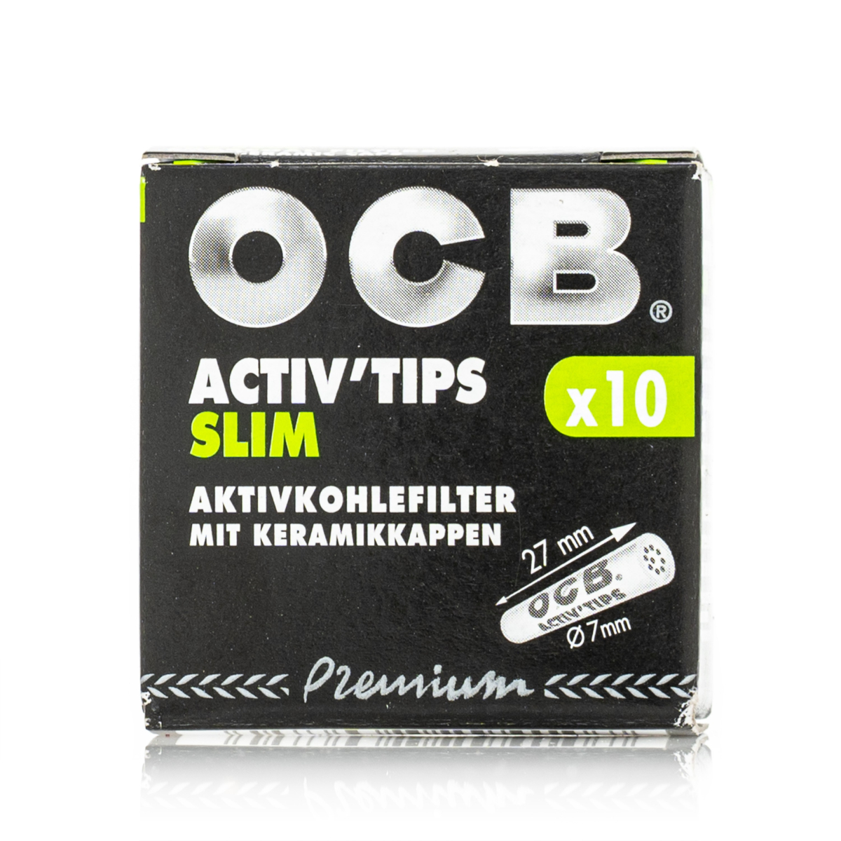 OCB Filter Slim Activ Tips Aktivkohle 7mm