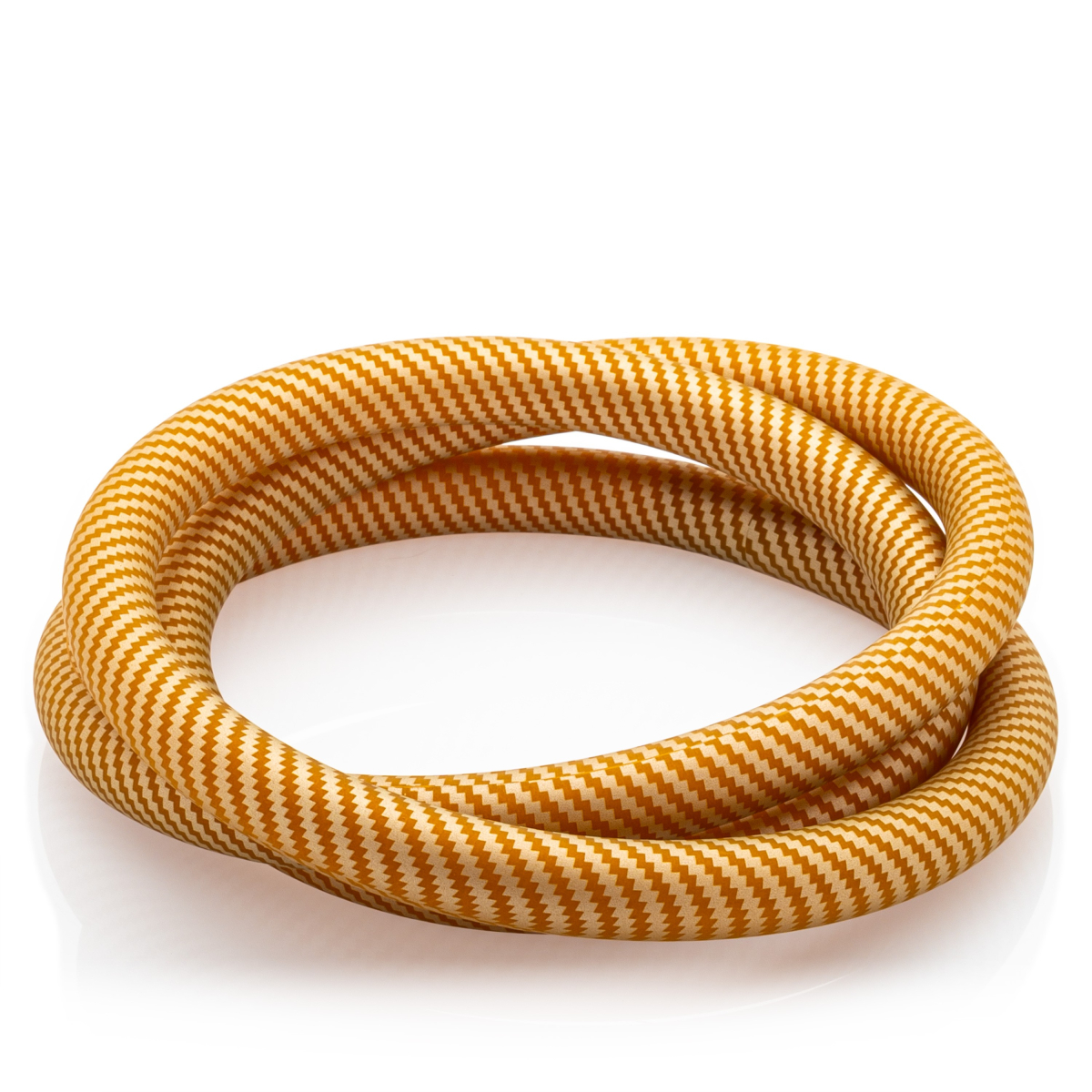 Silikonschlauch Matt Carbon Gold
