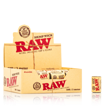 RAW Hemp Wick Zündschnur Box (40)