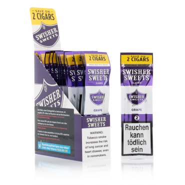 Swisher Sweets Cigarillos - Grape Box
