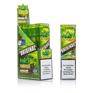 Juicy Hemp Wraps - Original Natural Box