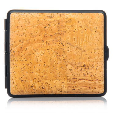 Zigaretten Etui Kork Rahmen schwarz