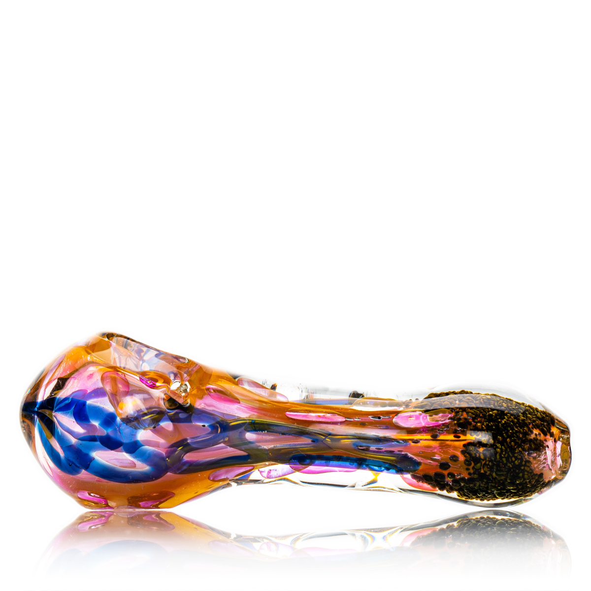 Clinging Chameleon Spoon Pipe - 10cm