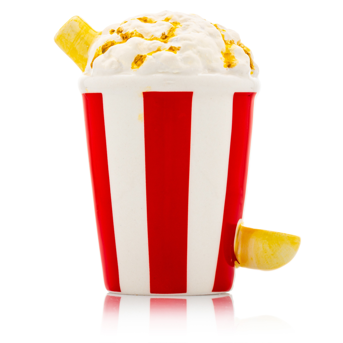 Popcorn Bucket Ceramic Pipe - 14cm