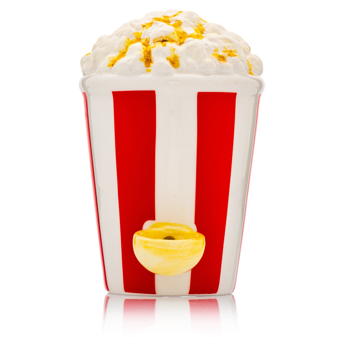 Popcorn Bucket Ceramic Pipe - 14cm