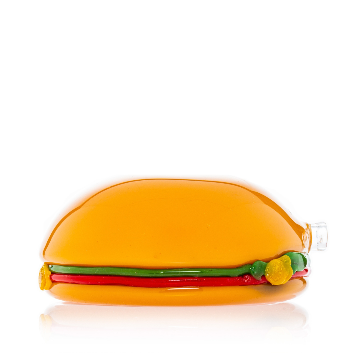 Cheeseburger Glas Pfeife - 8cm