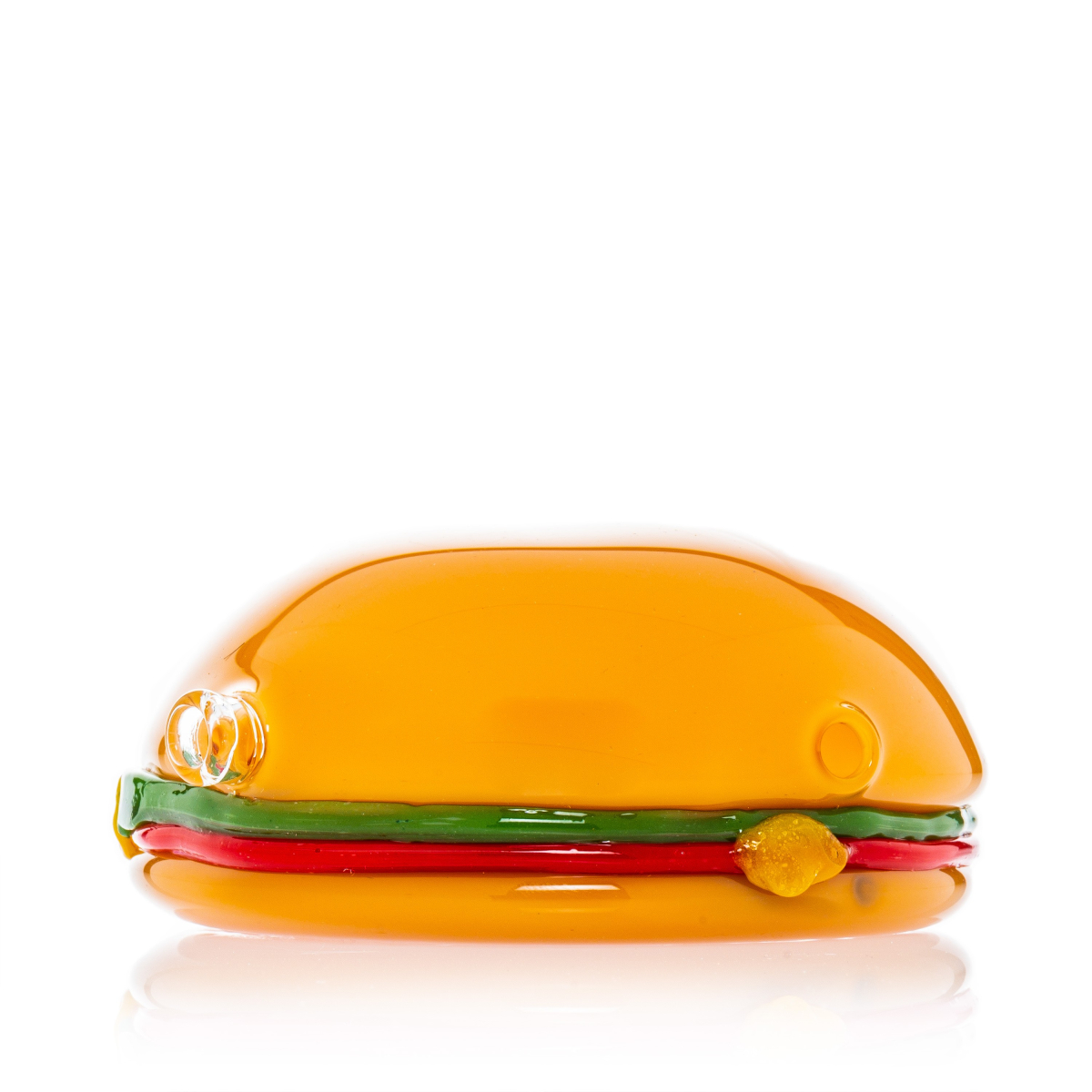 Cheeseburger Glas Pfeife - 8cm
