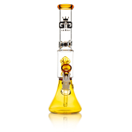 Grace Glass | Small Boy Umber Beaker Spiral perc Bong