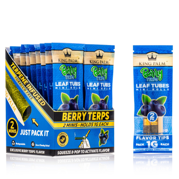 King Palm Wraps - 2 x Mini - Berry Terps Box 20