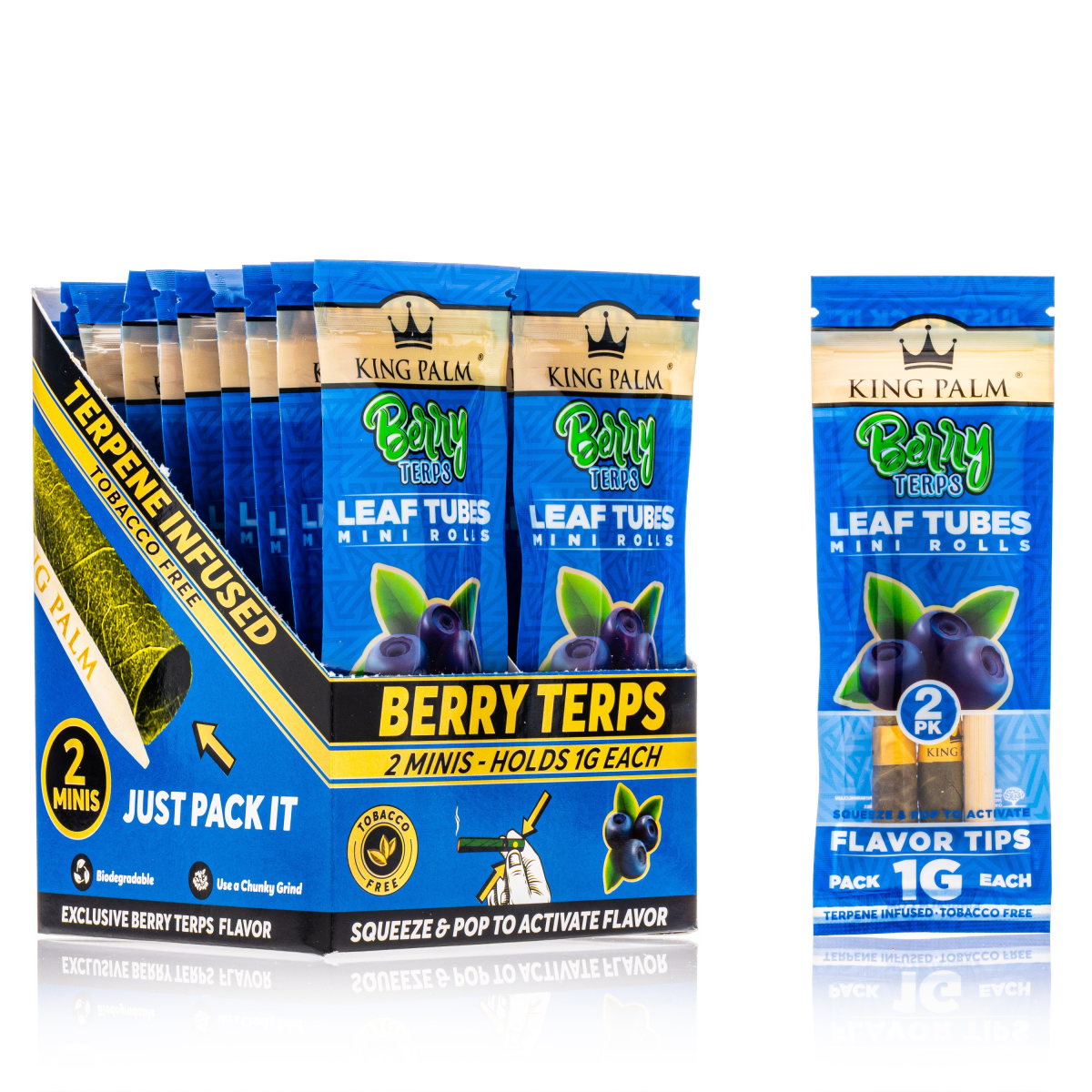 King Palm Wraps - 2 x Mini - Berry Terps Box 20