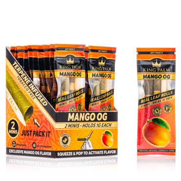 King Palm Wraps - 2 x Mini - Mango OG Box 20