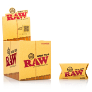 RAW Wide Prerolled Tips Box  (20)