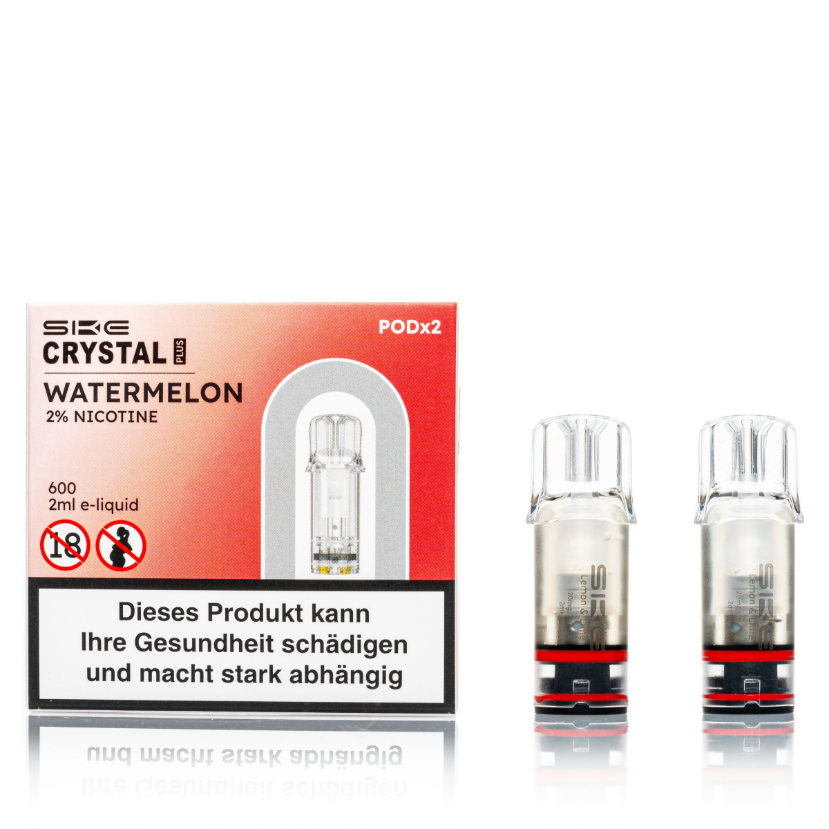 SKE Crystal Plus Pods - Watermelon ICE - Wassermelone Menthol 20mg