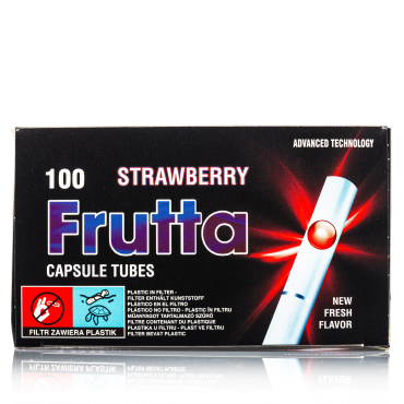 FRUTTA - Zigaretten Hülsen Click - Erdbeere (100)