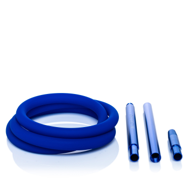 Amy Silikonschlauch mit Alu-Mundstück S232 - Blau