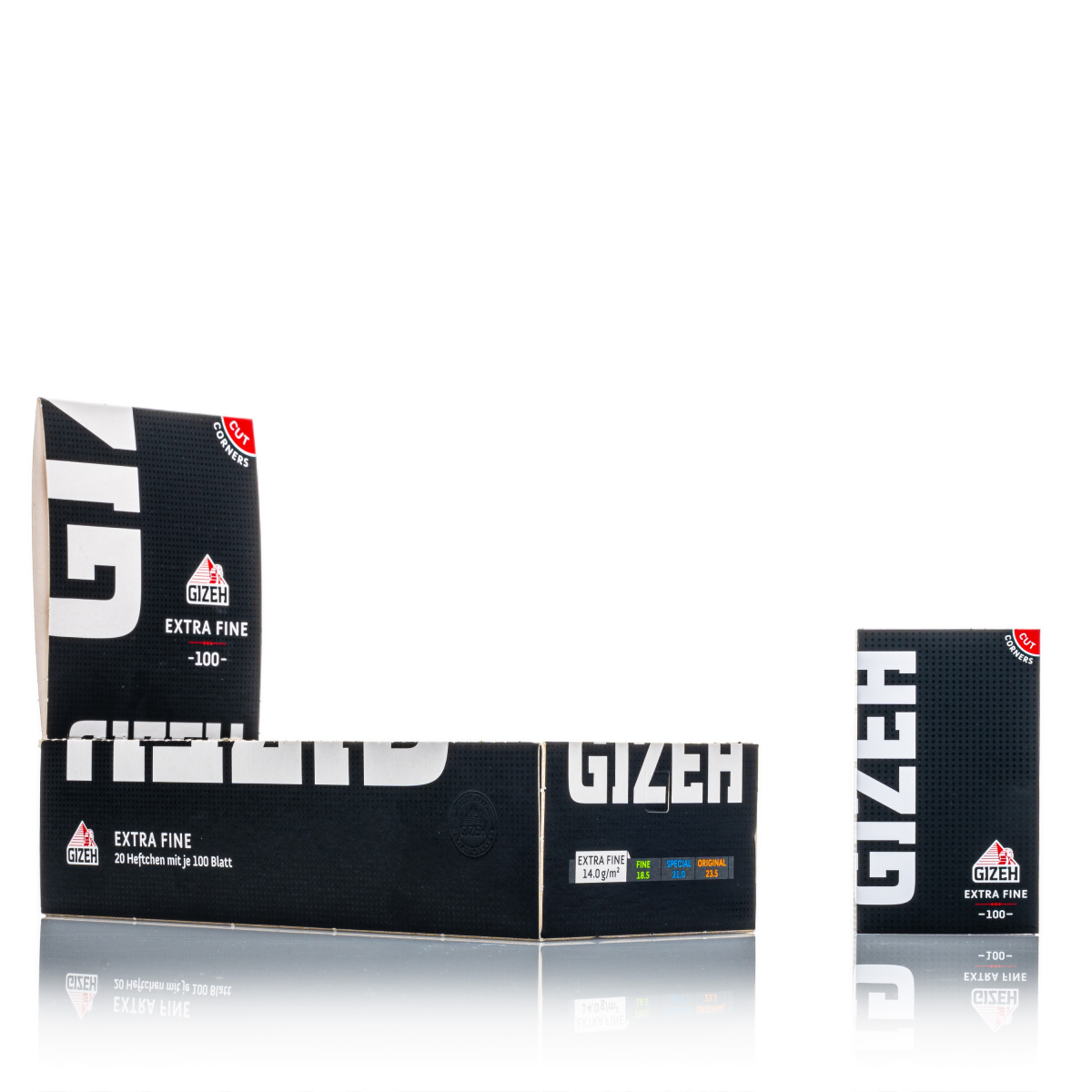 Gizeh - Black DW Extra Fine - Box 20 x 100 Blatt