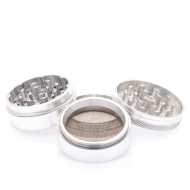 Magno Mix Grinder 4-teilig Silver Ø:50mm - Silber kaufen bei smokee.ch