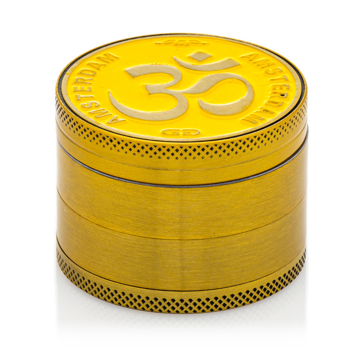 Grace Glass Amsterdam | Mix Grinder mit Ganesha und OM Logo 4-teilig - D:50mm