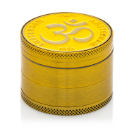 Grace Glass Amsterdam | Mix Grinder mit Ganesha und OM Logo 4-teilig - D:50mm