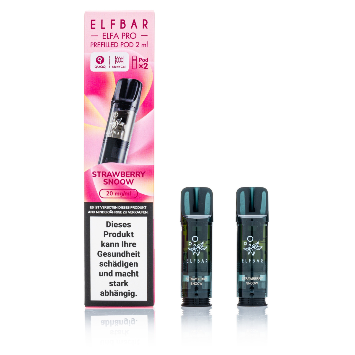 ELFBAR ELFA Pro - Strawberry Snoow - 2ml Pods / 2 Stück