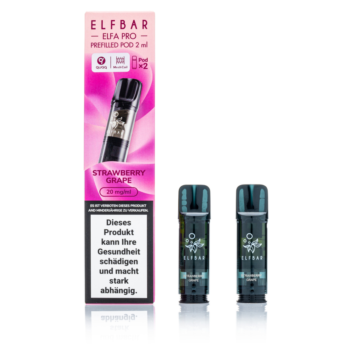 ELFBAR ELFA Pro - Strawberry Grape - 2ml Pods / 2 Stück