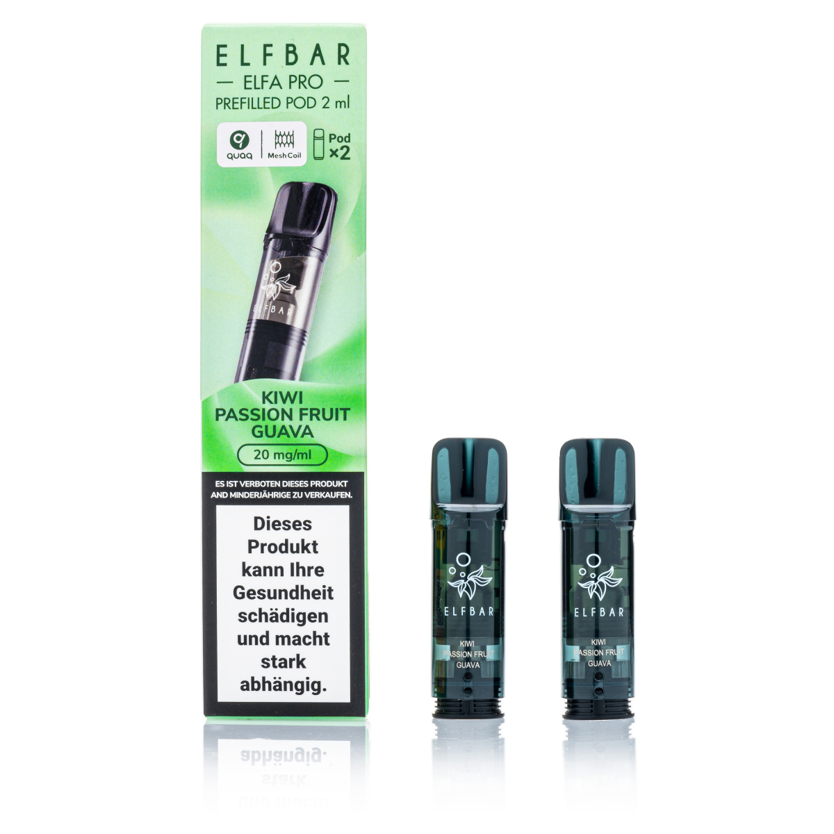 ELFBAR ELFA Pro - Kiwi Passionfruit Guava - 2ml Pods / 2 Stück
