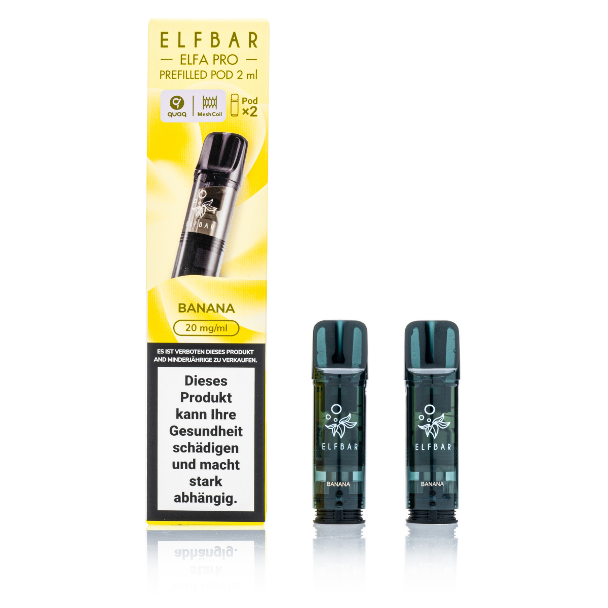 ELFBAR ELFA Pro - Banana - 2ml Pods / 2 Stück